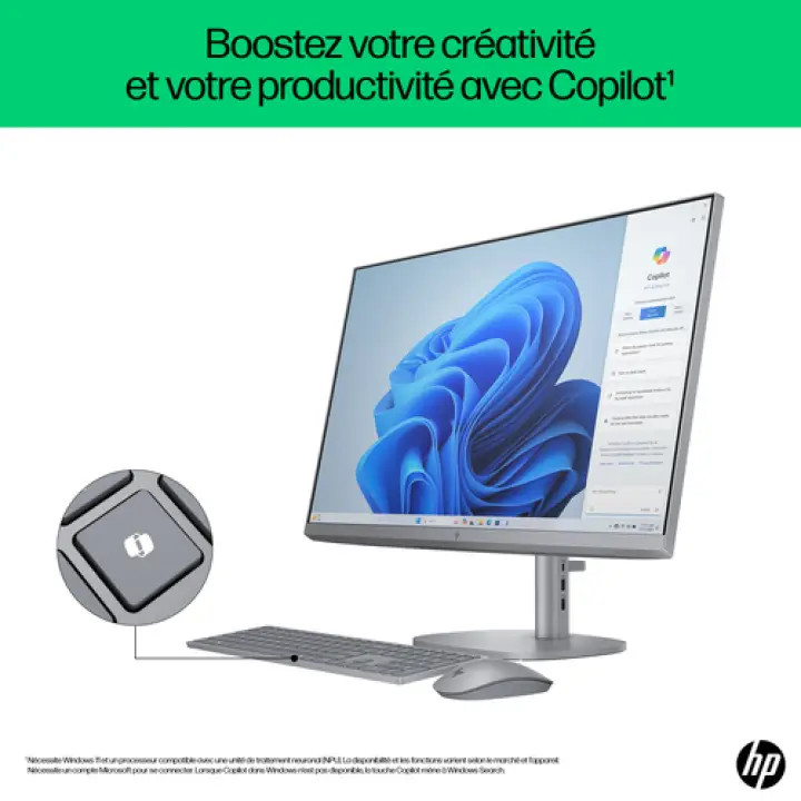 HP OMNISTUDIO 27 FHD/U5-125H/16GO/1TO/WEBCAM/W11 