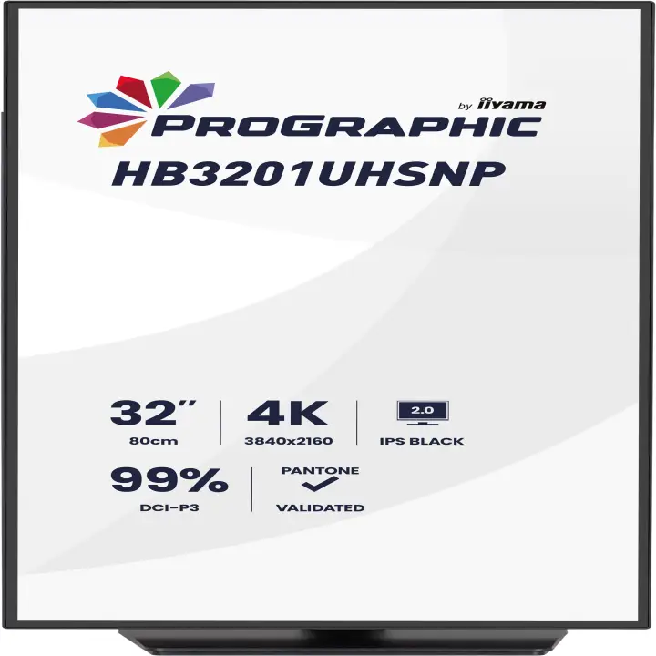 IIYAMA PROGRAPHIC 32 4K/IPS BLACK/99% DCI P3/USB-C DOCK 