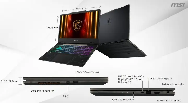 MSI CYBORG 15.6FHD 144HZ/C5 210H/5060/32G/512G/FD 