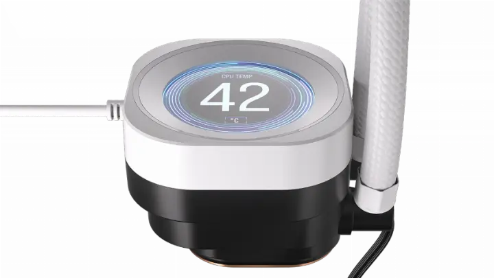 CORSAIR NAUTILUS 360 RS LCD - 360MM - BLANC 