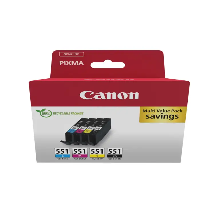 CANON CLI-551 C/M/Y/BK MULTIPACK 