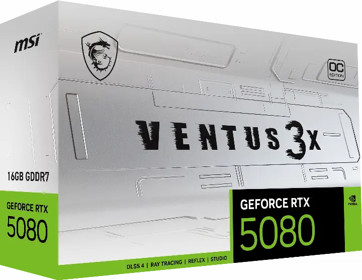 MSI GEFORCE RTX 5080 16G VENTUS 3X OC WHITE 