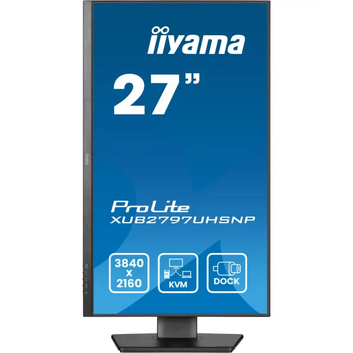 IIYAMA XUB2797UHSNP-B1 274K/60HZ/IPS/PIVOT/LAN/KVM/USB-C 