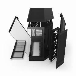 NZXT H9 FLOW NOIR - MT/SANS ALIM/E-ATX 