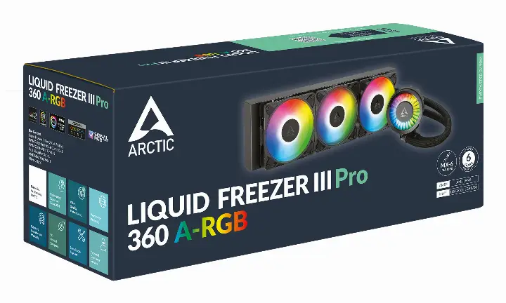 ARCTIC LIQUID FREEZER III PRO 360 A-RGB - 360MM - NOIR 