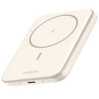 UGREEN BATTERIE EXTERNE SS FIL/5000MAH/USB-C/15W/BEIGE 