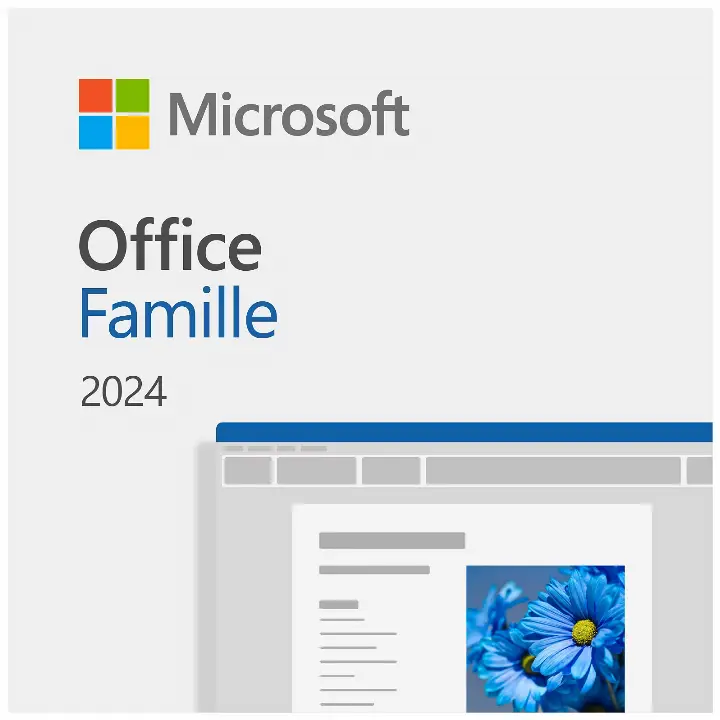 MICROSOFT OFFICE FAMILLE/ETUDIANT 2024 