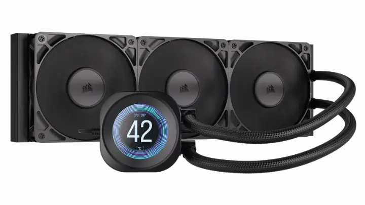 CORSAIR NAUTILUS 360 RS LCD - 360MM - NOIR 