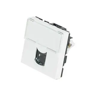 GENERIQUE PLASTRON MOSAIC 45X45 RJ45 CAT.6 