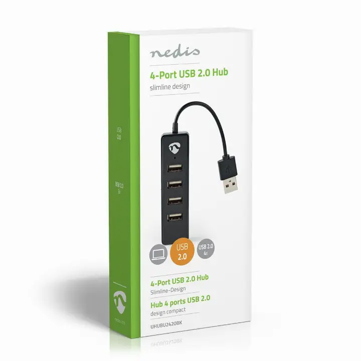 NEDIS USB-A MALE 2.0 - 4X USB A FEMALE - 480 MBIT/S 
