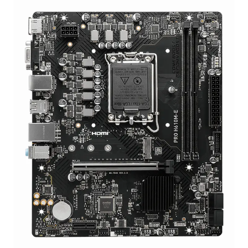 MSI PRO H610M-E - H610/LGA1700/DDR5/MATX 