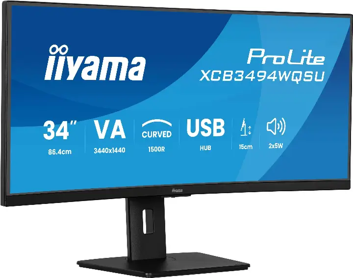 IIYAMA XCB3494WQSU-B1 34CURVE/120HZ/VA/0.4MS/FREESYNC P 