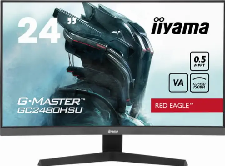 IIYAMA GC2480HSU-B1 23.6CURVE FHD/180HZ/VA/0.5MS/HDR 