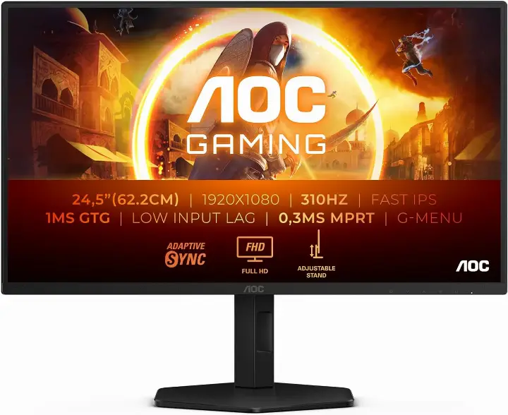 AOC 25G4SXU 24.5 FHD/310HZ/F-IPS/0.3MS/HDR/ADAPTSYNC 