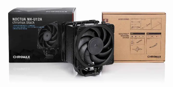 NOCTUA NH-U12A - 120MM CHROMAX BLACK 