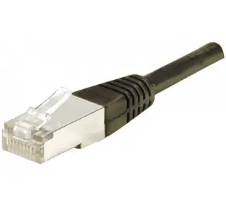 GENERIQUE CORDON RJ45 CAT 6 F/UTP NOIR - 0.5 M 
