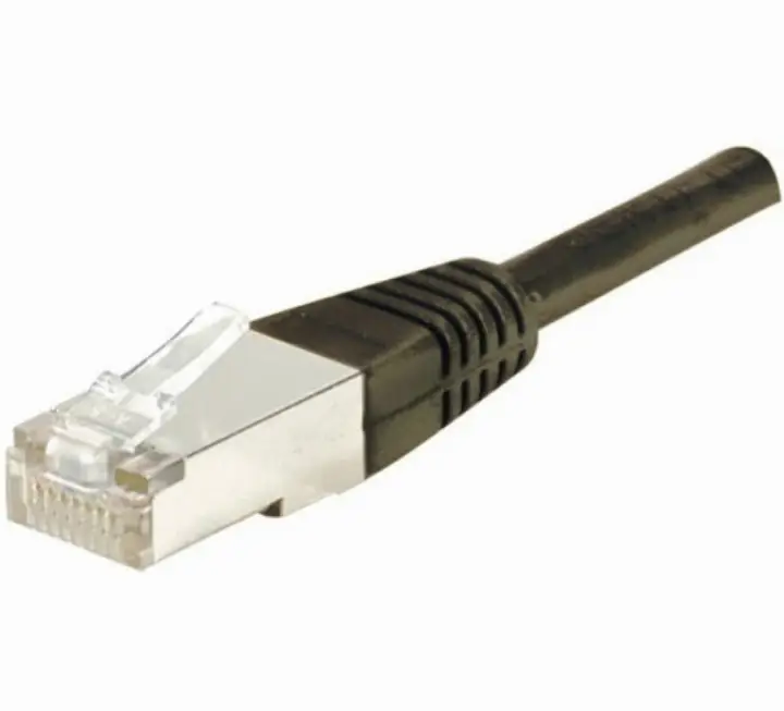 GENERIQUE CORDON RJ45 CAT 6 F/UTP NOIR - 0.5 M 