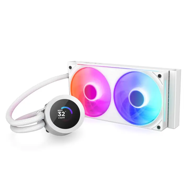 NZXT KRAKEN PLUS 240 RGB - 240MM - BLANC 