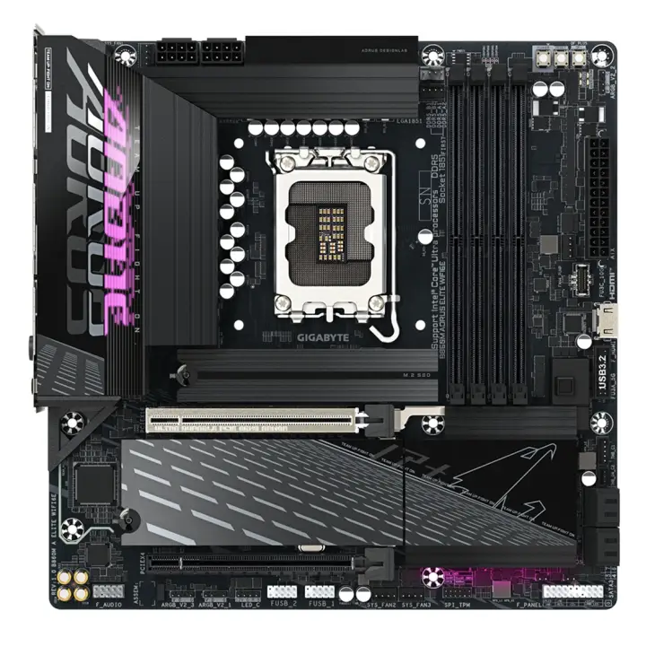 GIGABYTE B860M A ELITE WIFI6E - B860/LGA1851/DDR5/MATX 