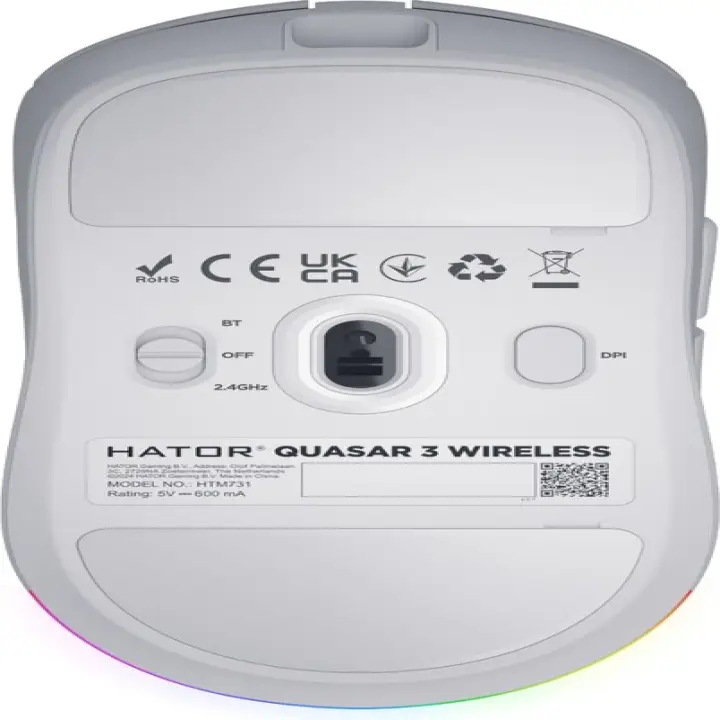 HATOR QUASAR 3 - SANS FIL - BLANC 