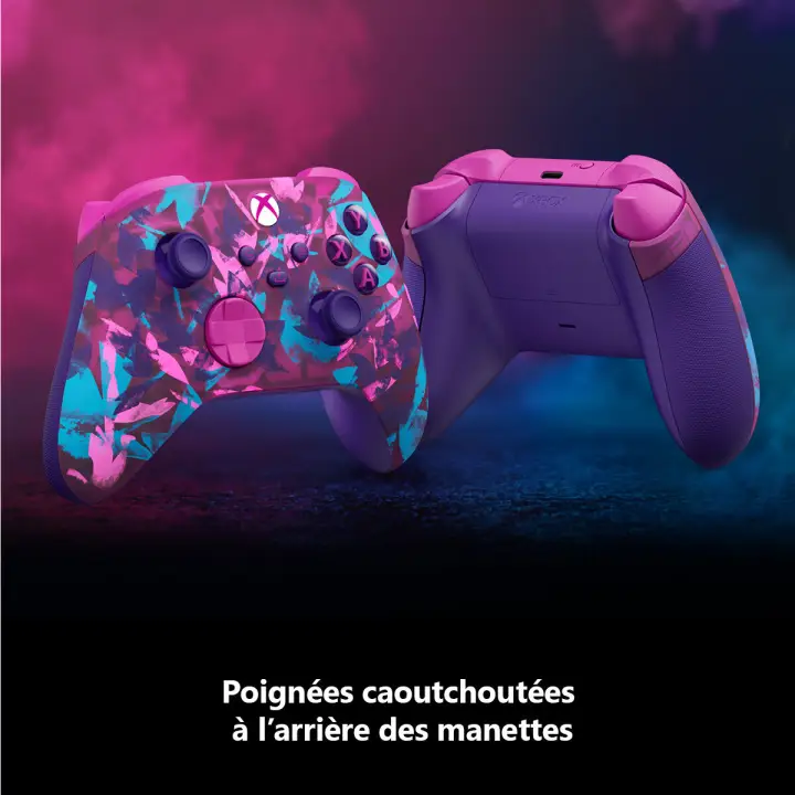 MICROSOFT MANETTE XBOX SANS-FIL HEART BREAKER - VIOLET 