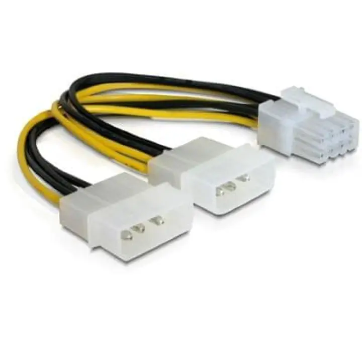 GENERIQUE CABLE ALIM. CARTE GRAPHIQUE MOLEX VERS 8 BROCHES 