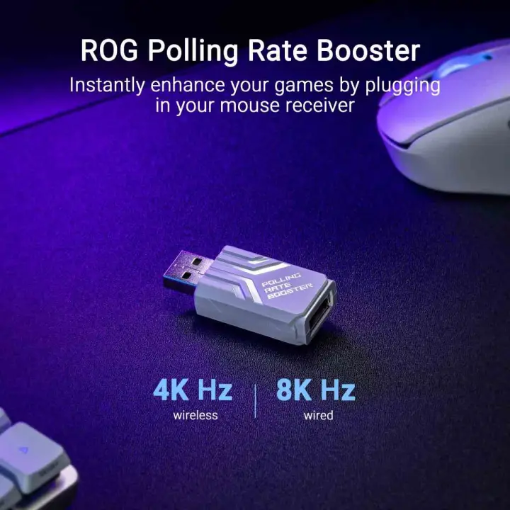 ASUS ROG KERIS II WIRELESS ACE - BLANC 