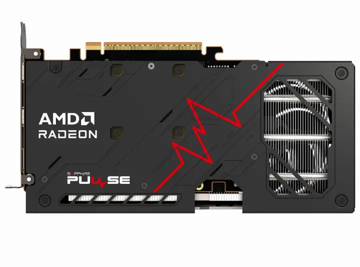 SAPPHIRE PULSE RADEON RX 9060 XT GAMING OC 16GB 