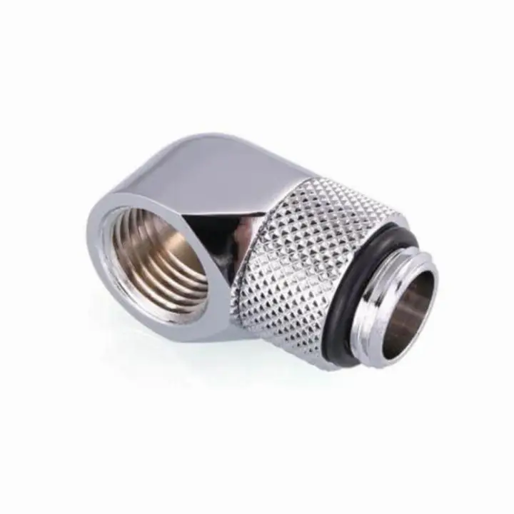 M.RED FITTING COUDE ROTATIF 90 ARGENT - 14MM 