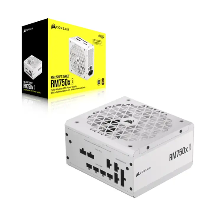 CORSAIR ATX 750W - RM750X SHIFT WHITE 80+ GOLD F MOD. 