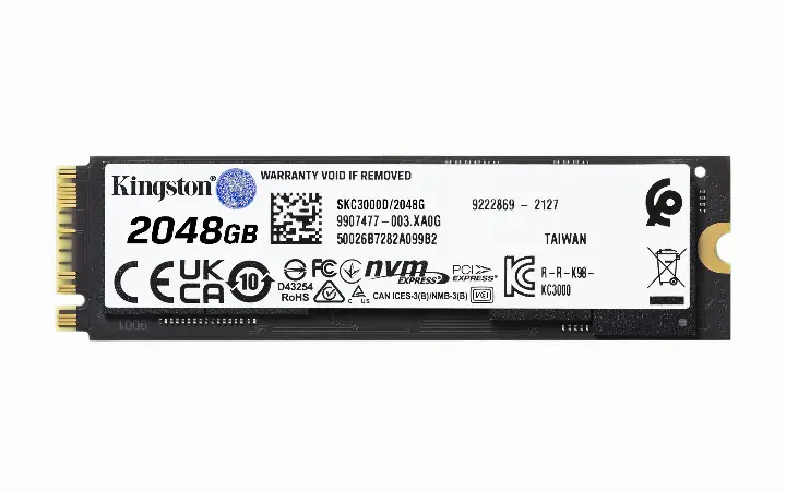 KINGSTON 2TO M.2 NVME GEN4 - KC3000 