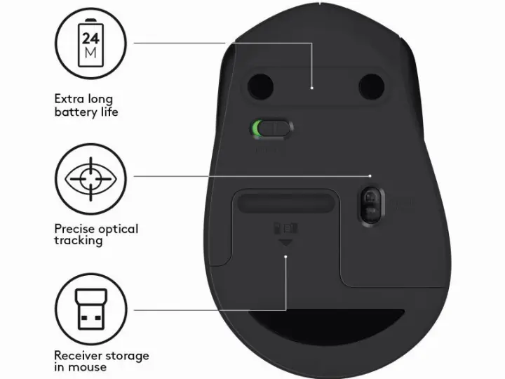LOGITECH M330 SILENT PLUS IN-H