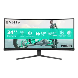 PHILIPS EVNIA 34M2C3500L/00 ECRAN PLAT DE PC 86.4 CM (34) 3440 X 1440 PIXELS WIDE QUAD HD LCD NOIR 