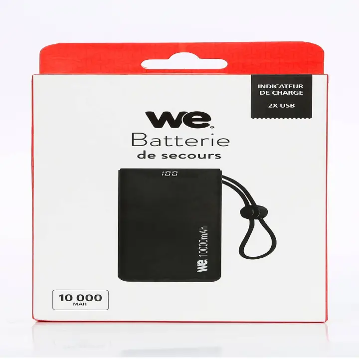 WE EXTERNE 20000MAH 3 PORTS - 1 PORT USB C/2 USB A 
