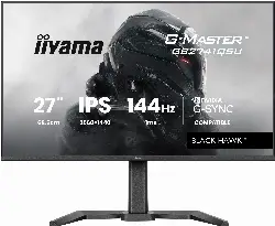IIYAMA GB2741QSU-B1 27QHD 144HZ/IPS/1MS/ADAPTSYNC/G-SYNC 