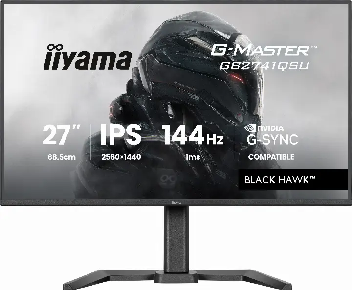 IIYAMA GB2741QSU-B1 27QHD 144HZ/IPS/1MS/ADAPTSYNC/G-SYNC 