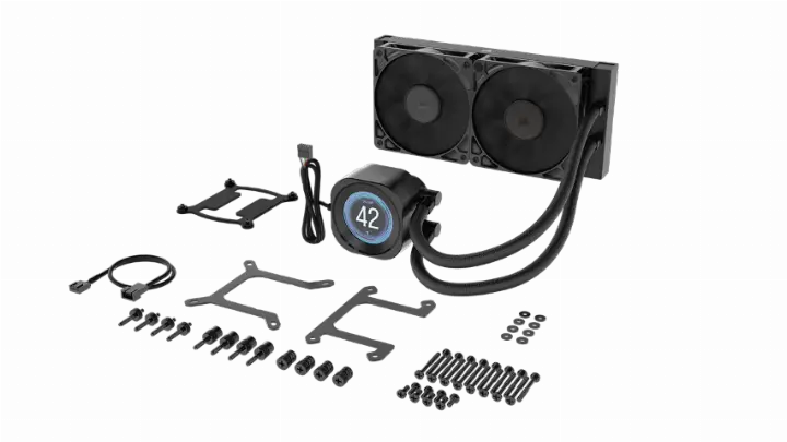 CORSAIR NAUTILUS 240 RS LCD - 240MM - NOIR 