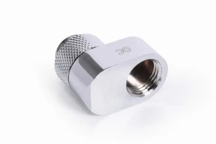 ALPHACOOL FITTING ANTI OFF ROTATAIF - G1/4 TO G1/4 IT CHROME 