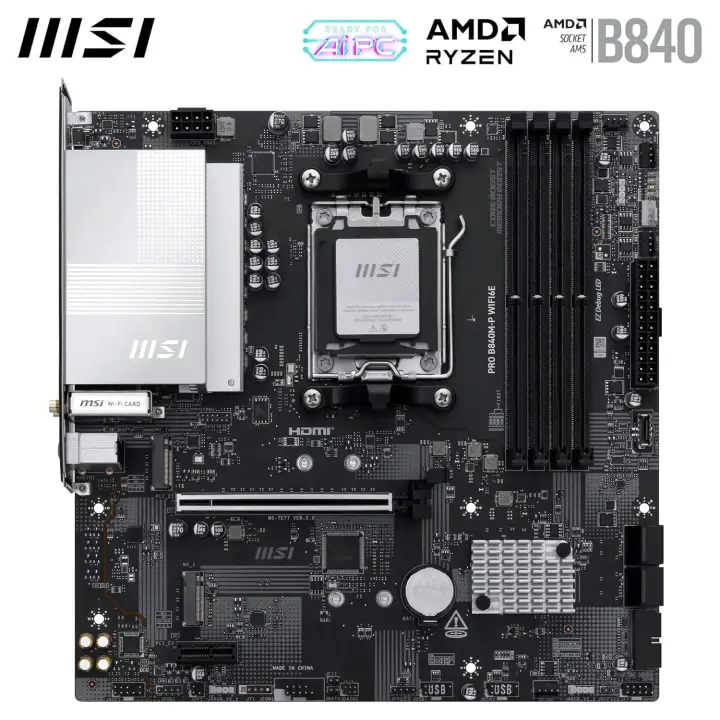 MSI PRO B840M-P WIFI6E - B840/AM5/DDR5/MATX 