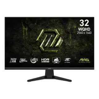 MSI MAG 325QF E18V ECRAN PLAT DE PC 80 CM (31.5) 2560 X 1440 PIXELS WIDE QUAD HD LED NOIR 