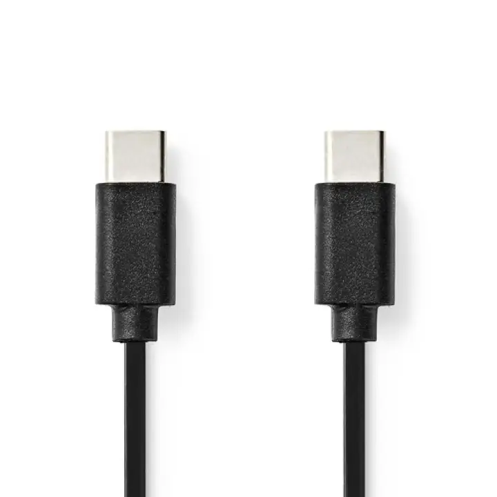 NEDIS CABLE USB-C VERS USB-C 60 W - 1M - NOIR 