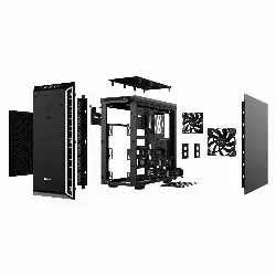 be quiet! Pure Base 600 Midi Tower Noir, Argent