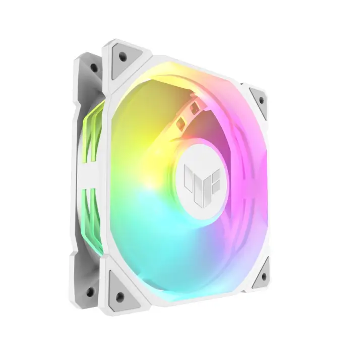 ASUS TUF GAMING - TR120 FAN ARGB REVERSE 3EN1 - BLANC 