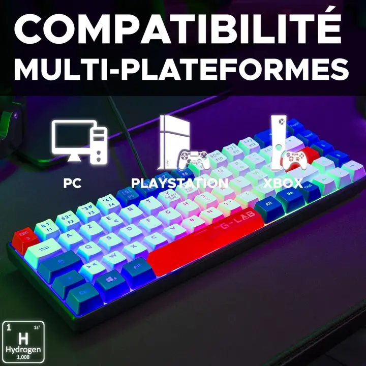 THE G-LAB KEYZ HYDRO BWR - RGB/ FILAIRE 
