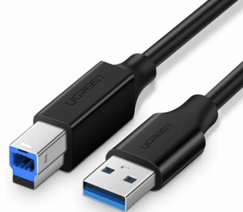 UGREEN CABLE USB-A VERS USB-B/2M/NOIR 