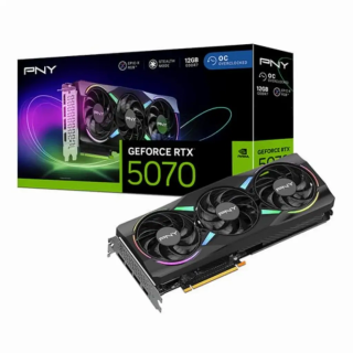 PNY RTX 5070 16GB ARGB OVERCLOCKED TRIPLE FAN 