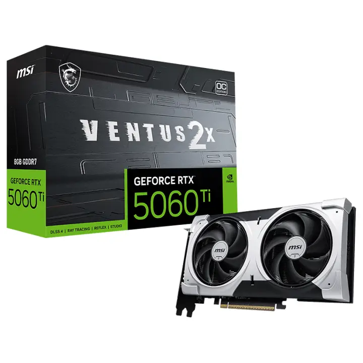 MSI GEFORCE RTX 5060 TI 8G VENTUS 2X OC PLUS 
