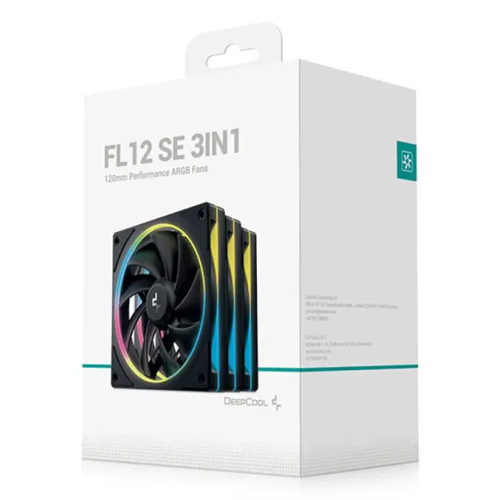 DEEPCOOL FL12 SE 3IN1 BOITIER PC VENTILATEUR 12 CM BLANC 3 PIECE(S) 