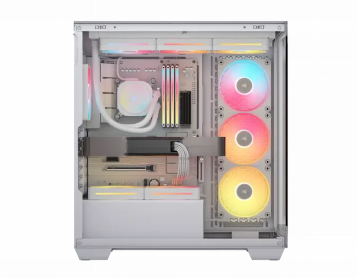 CORSAIR 3500X LX-R RGB ICUE LINK BLANC - MT/SANSALIM/E-ATX 