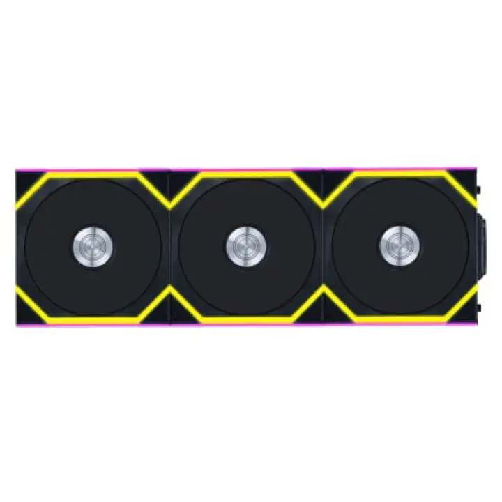 LIAN-LI UNI FAN SL ARGB PWM - PACK DE 3 120MM - NOIR - REV 